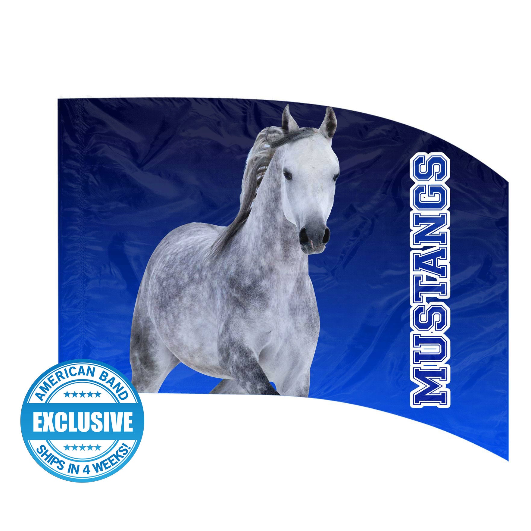 Banderas de mascota - Mustang
